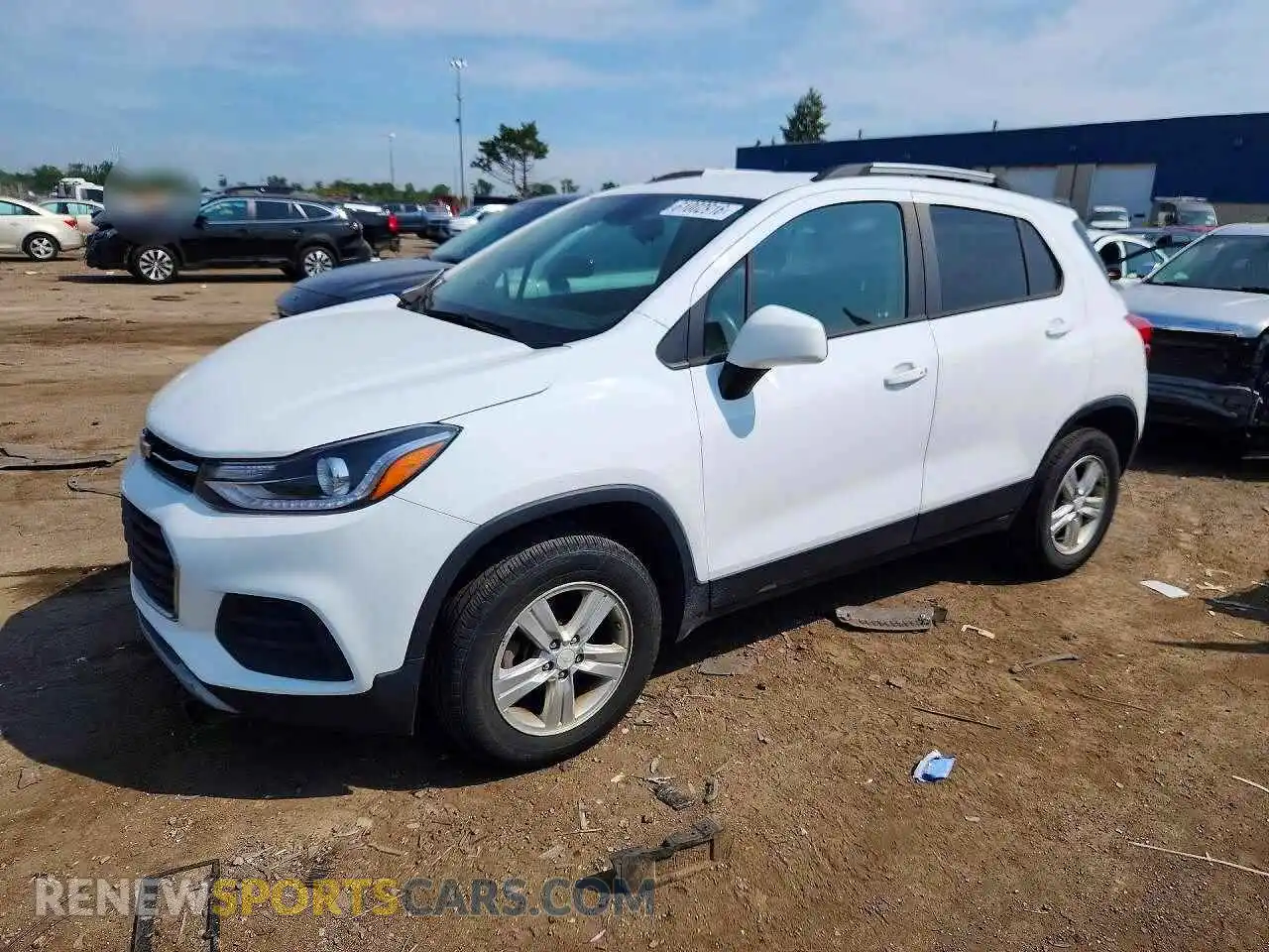 1 fotografías del automóvil dañado KL7CJPSB2MB359603 CHEVROLET TRAX 2021