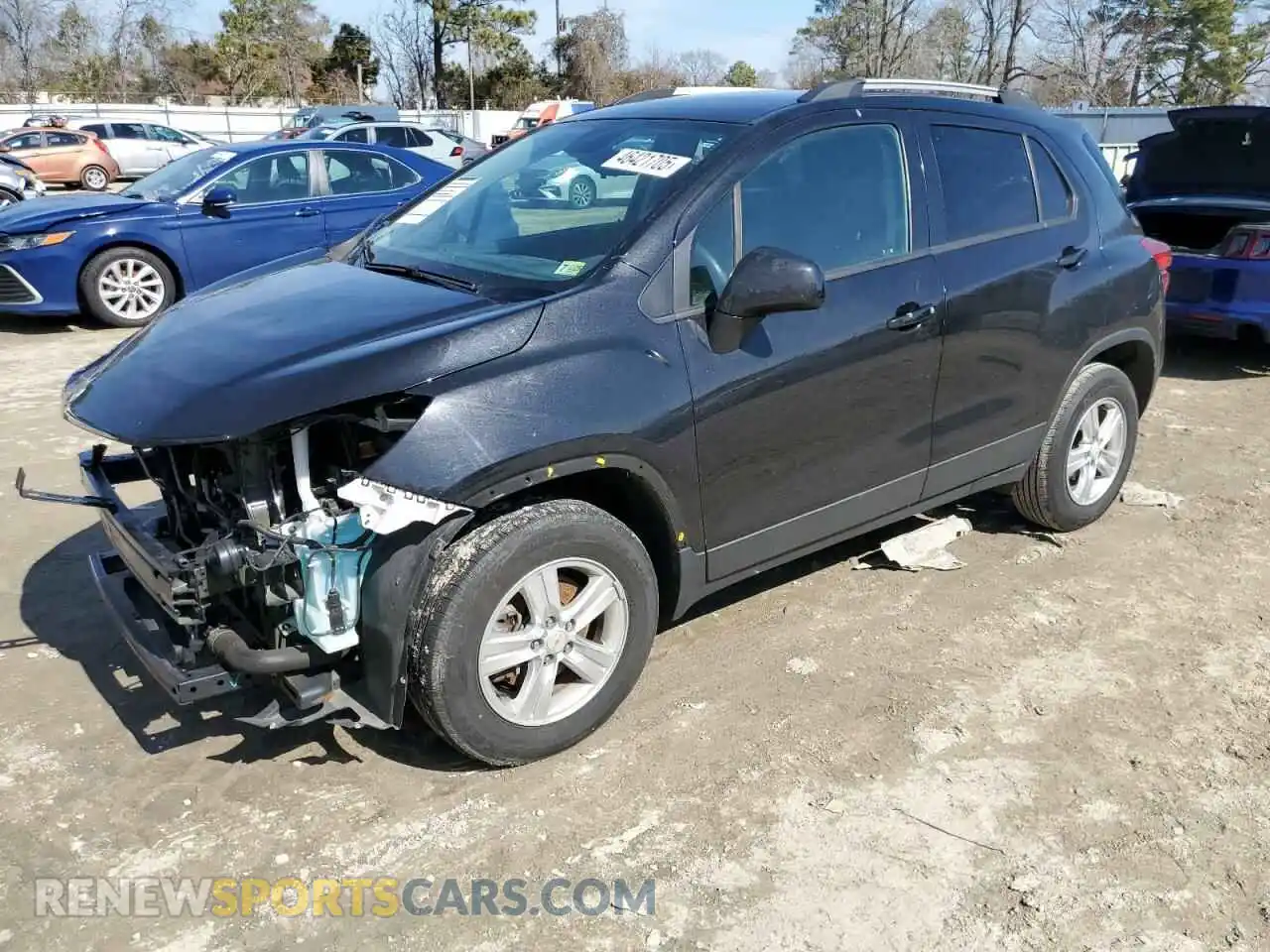 1 Photograph of a damaged car KL7CJPSB3MB321717 CHEVROLET TRAX 2021