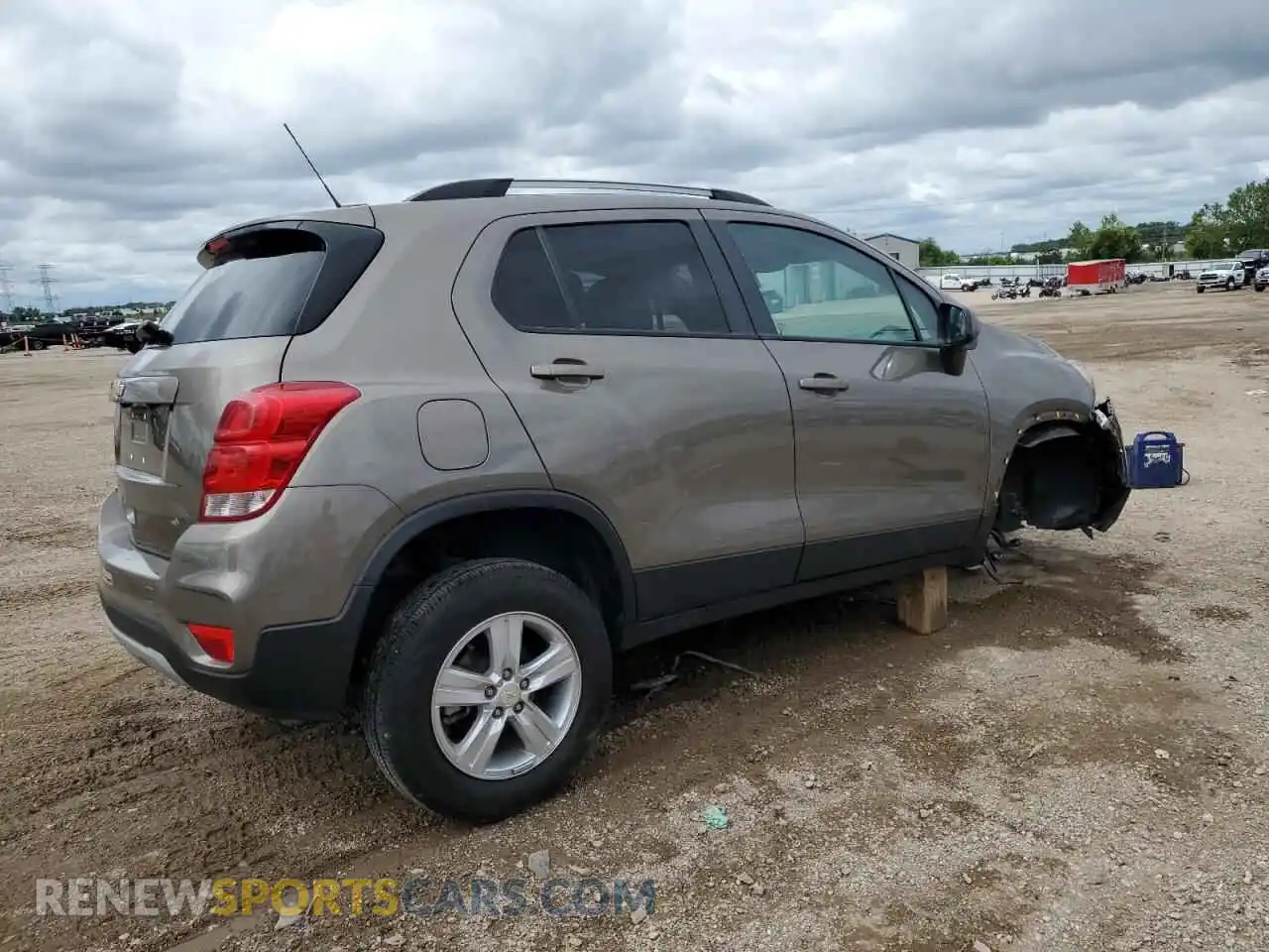 3 Photograph of a damaged car KL7CJPSB3MB359657 CHEVROLET TRAX 2021
