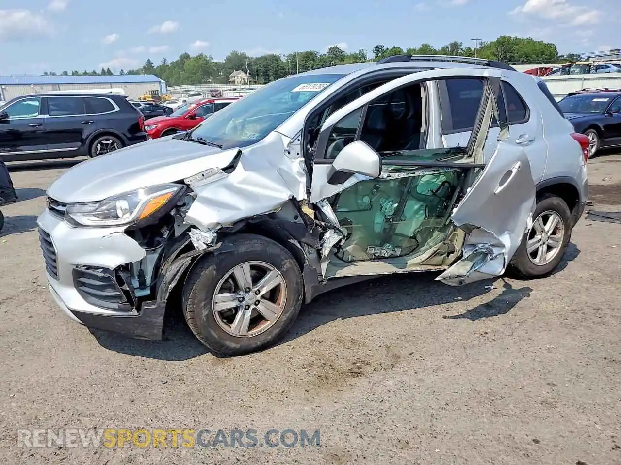 1 fotografías del automóvil dañado KL7CJPSB4MB331298 CHEVROLET TRAX 2021