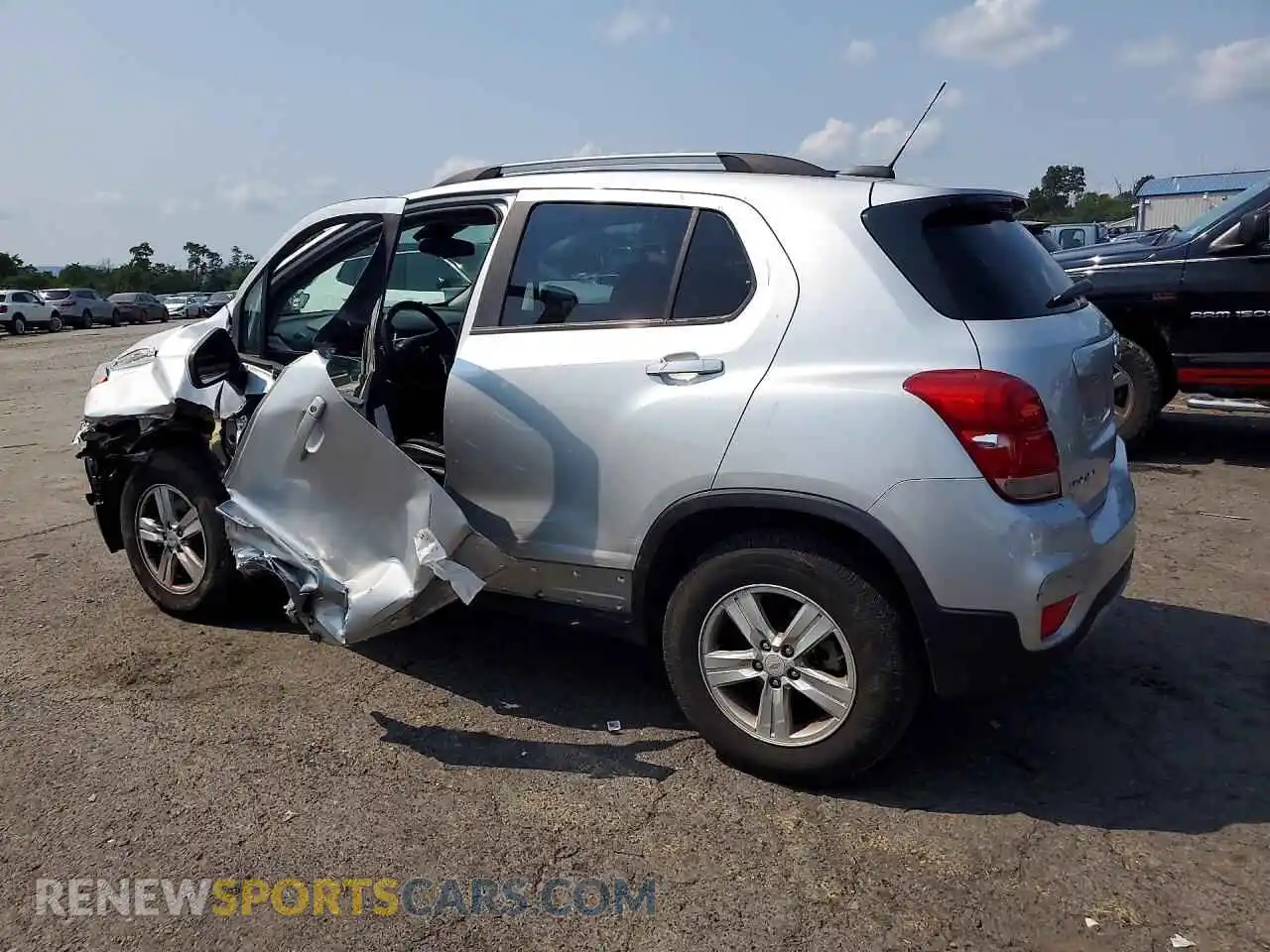 2 fotografías del automóvil dañado KL7CJPSB4MB331298 CHEVROLET TRAX 2021