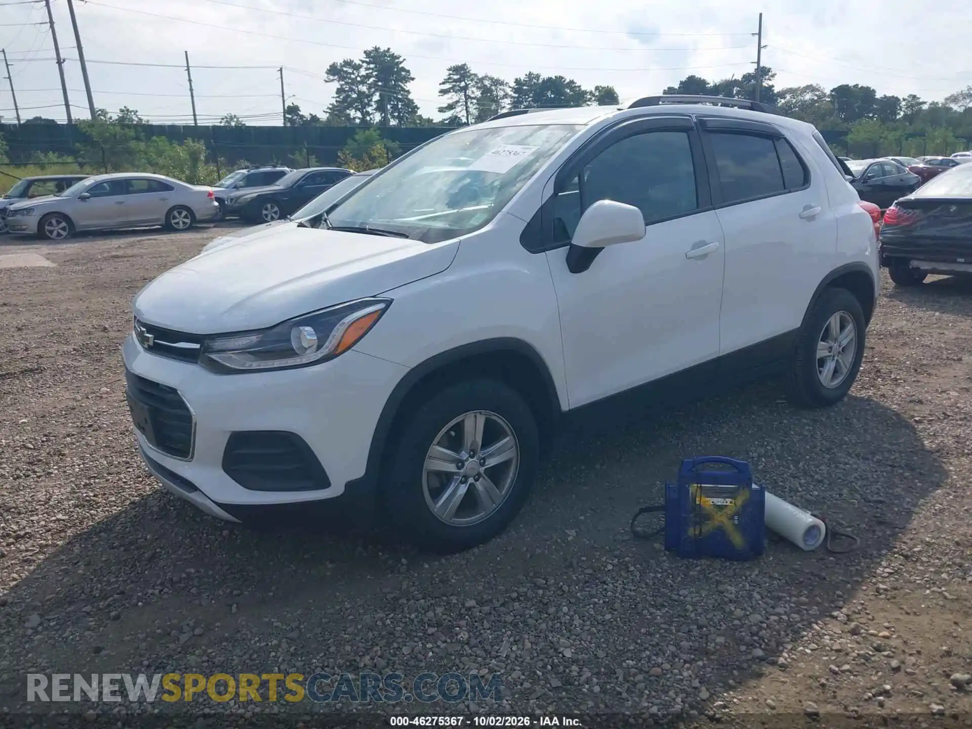 2 Photograph of a damaged car KL7CJPSB4MB348716 CHEVROLET TRAX 2021