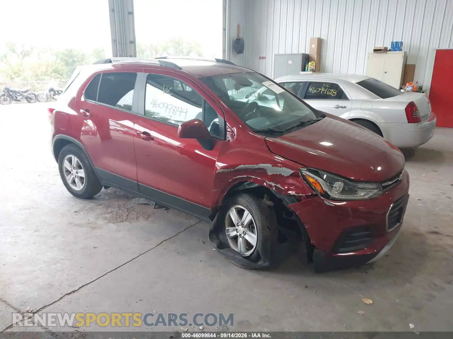 1 Photograph of a damaged car KL7CJPSB5MB318267 CHEVROLET TRAX 2021