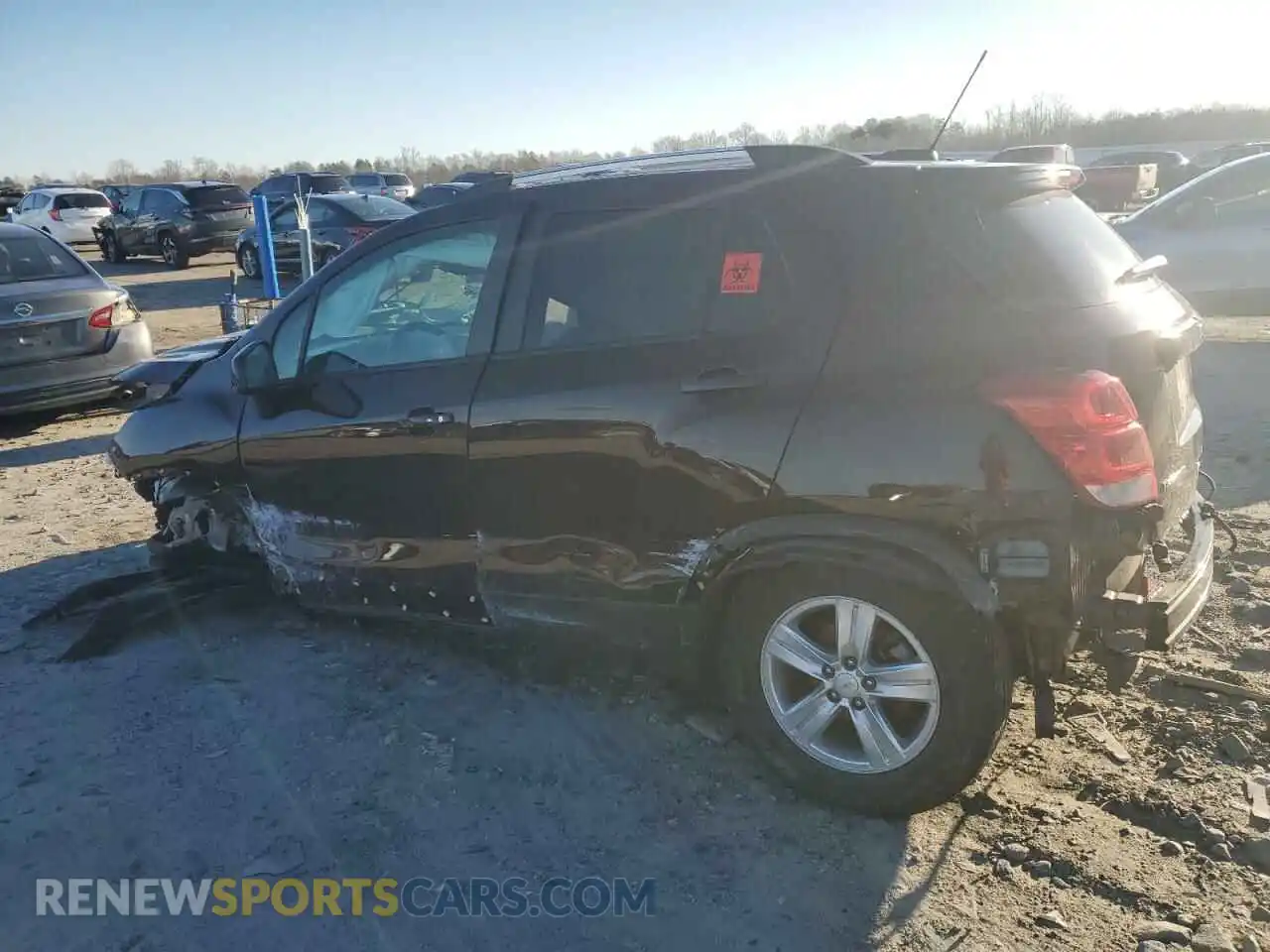 2 Photograph of a damaged car KL7CJPSB5MB344299 CHEVROLET TRAX 2021