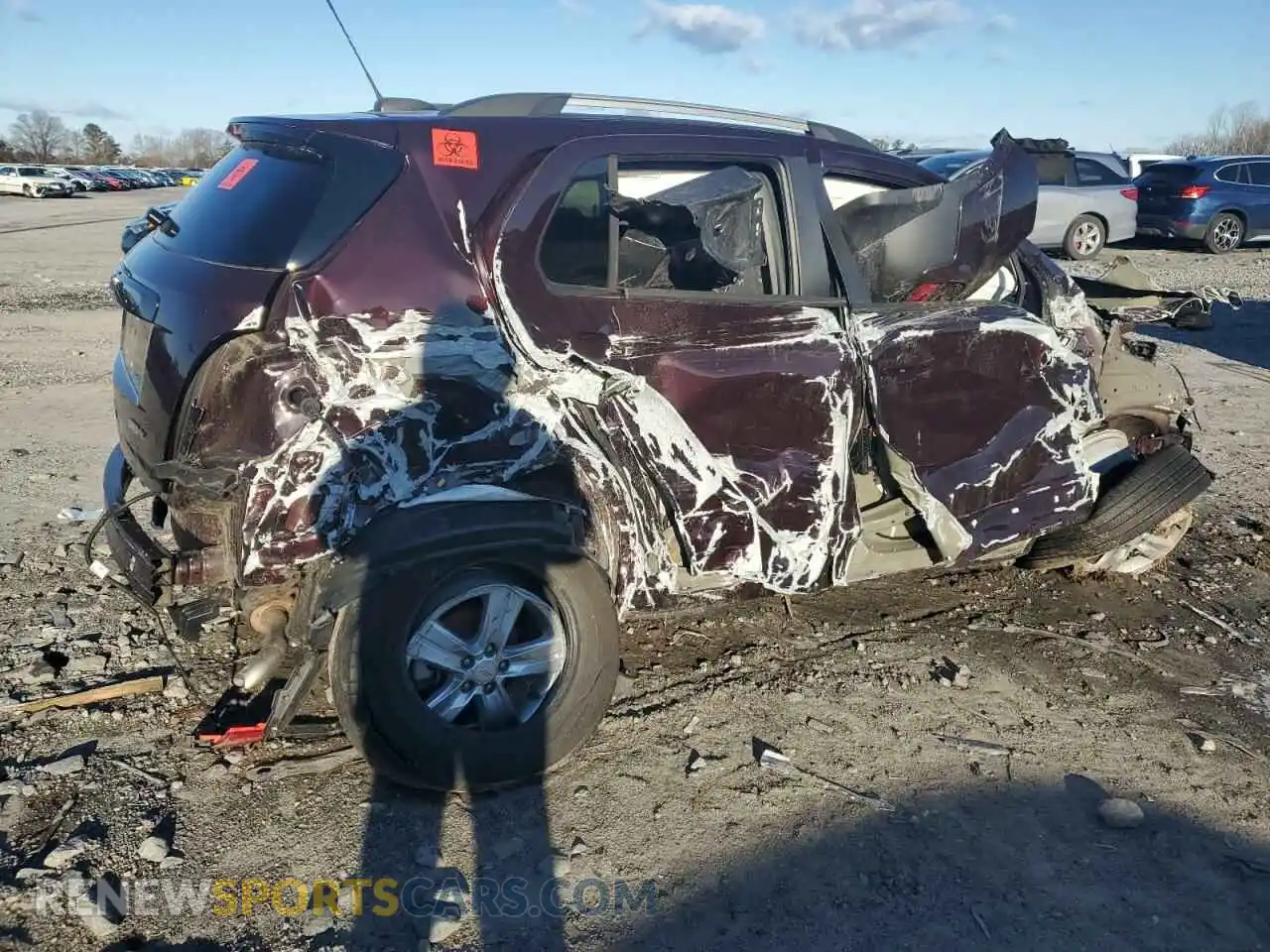 3 Photograph of a damaged car KL7CJPSB5MB344299 CHEVROLET TRAX 2021