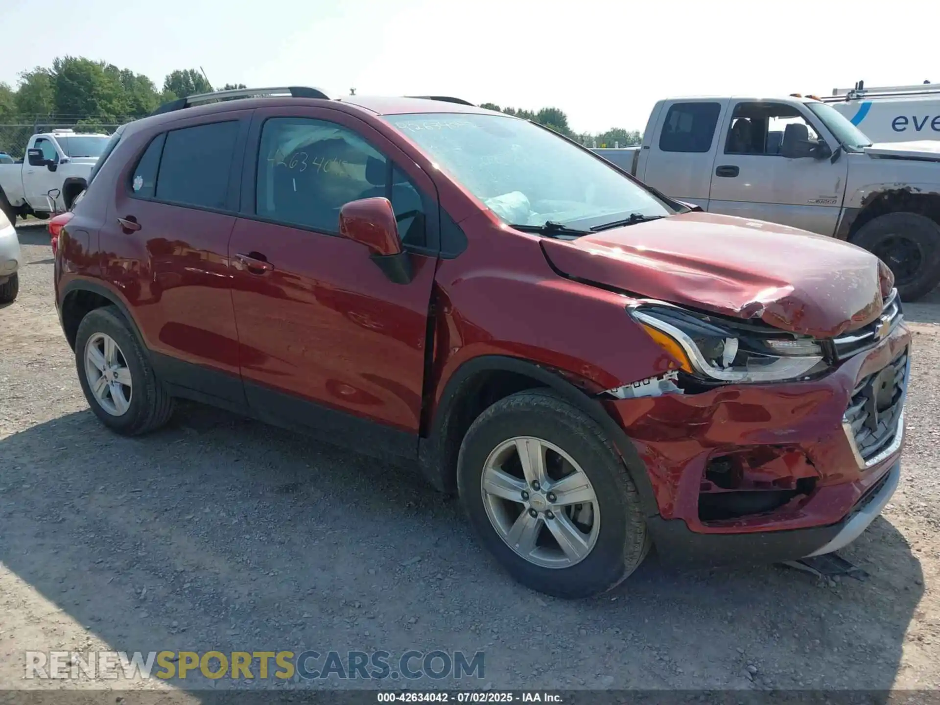 1 Photograph of a damaged car KL7CJPSB5MB349289 CHEVROLET TRAX 2021