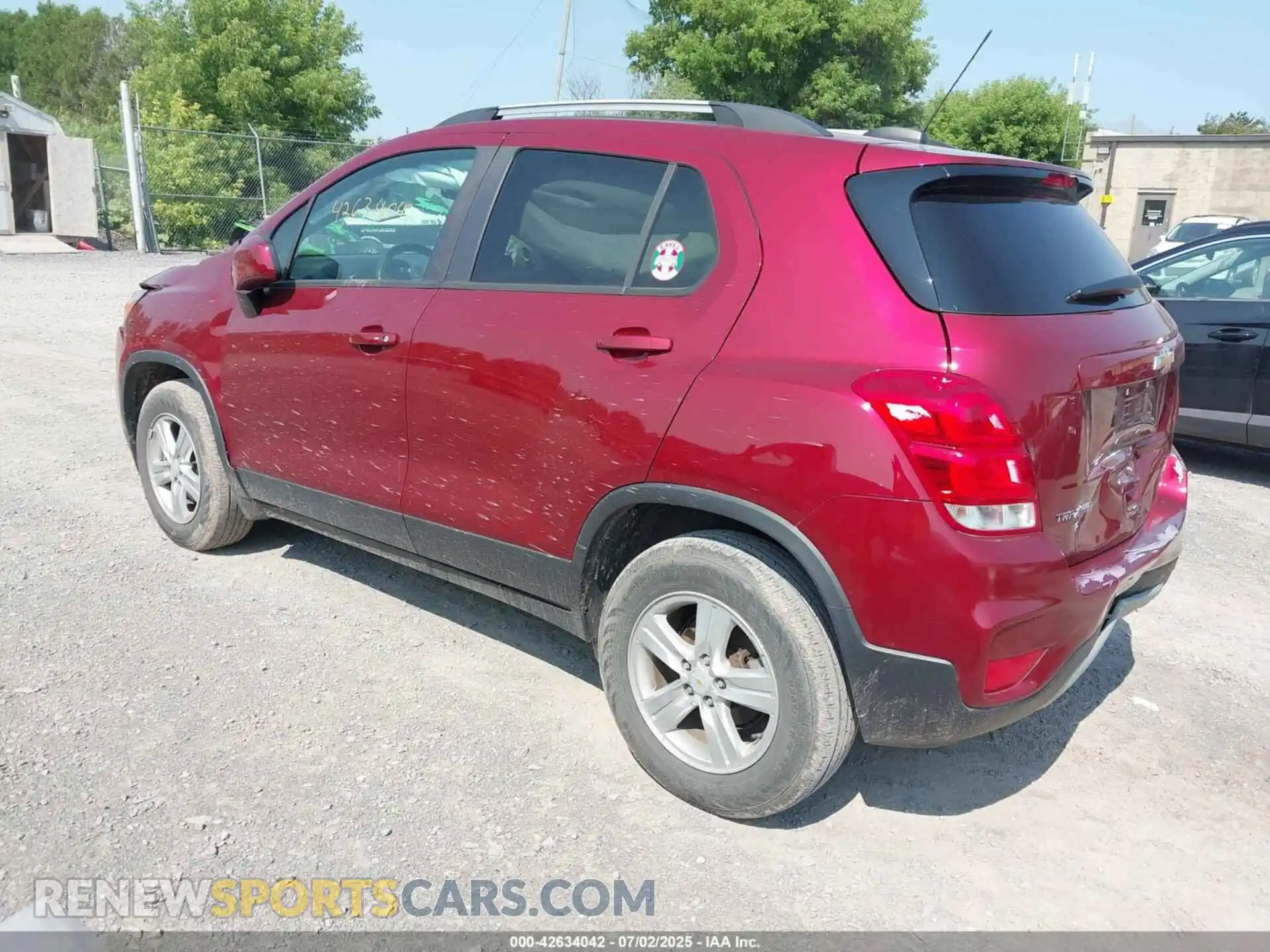 3 Photograph of a damaged car KL7CJPSB5MB349289 CHEVROLET TRAX 2021