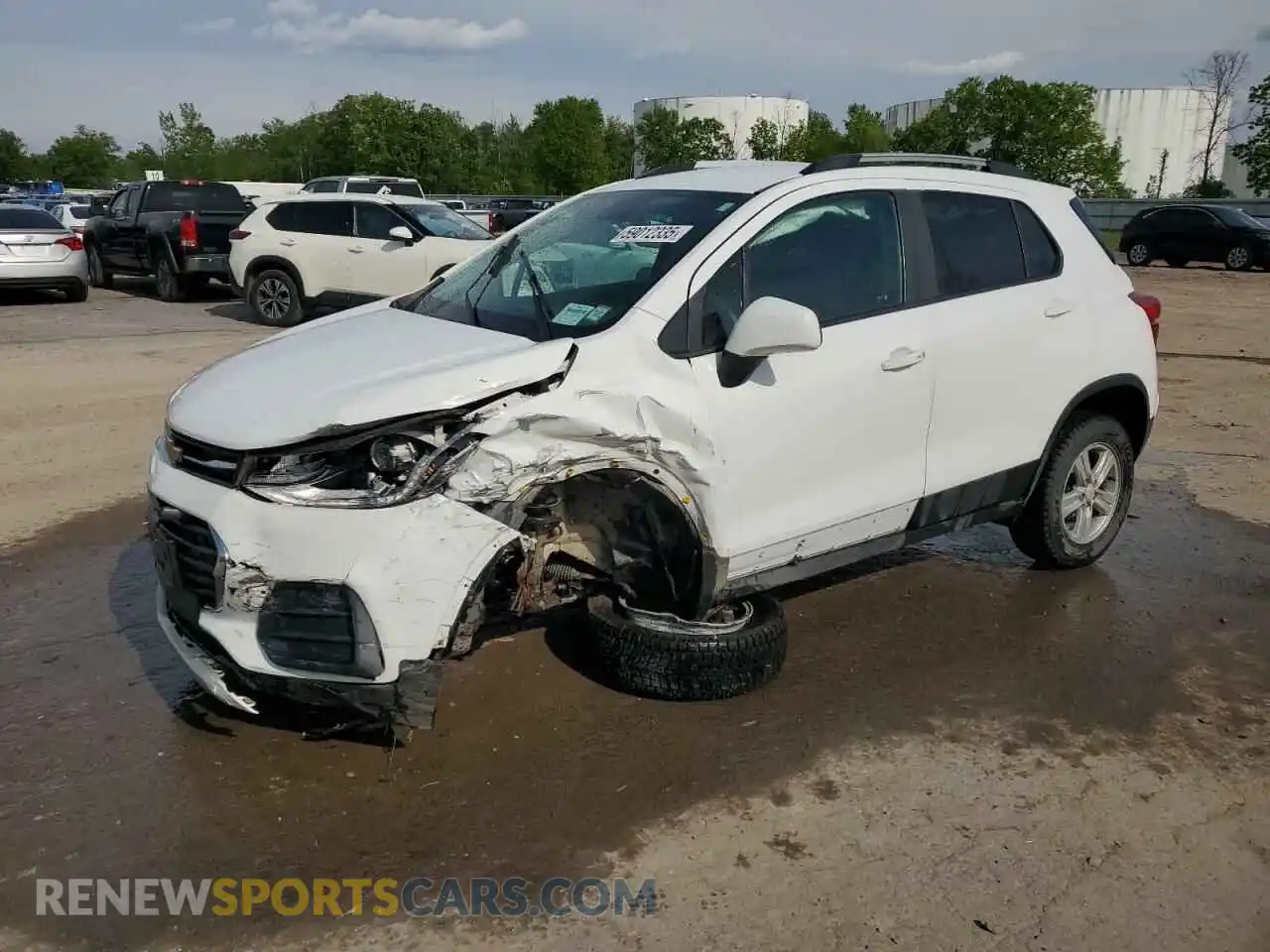 1 Photograph of a damaged car KL7CJPSB6MB307181 CHEVROLET TRAX 2021