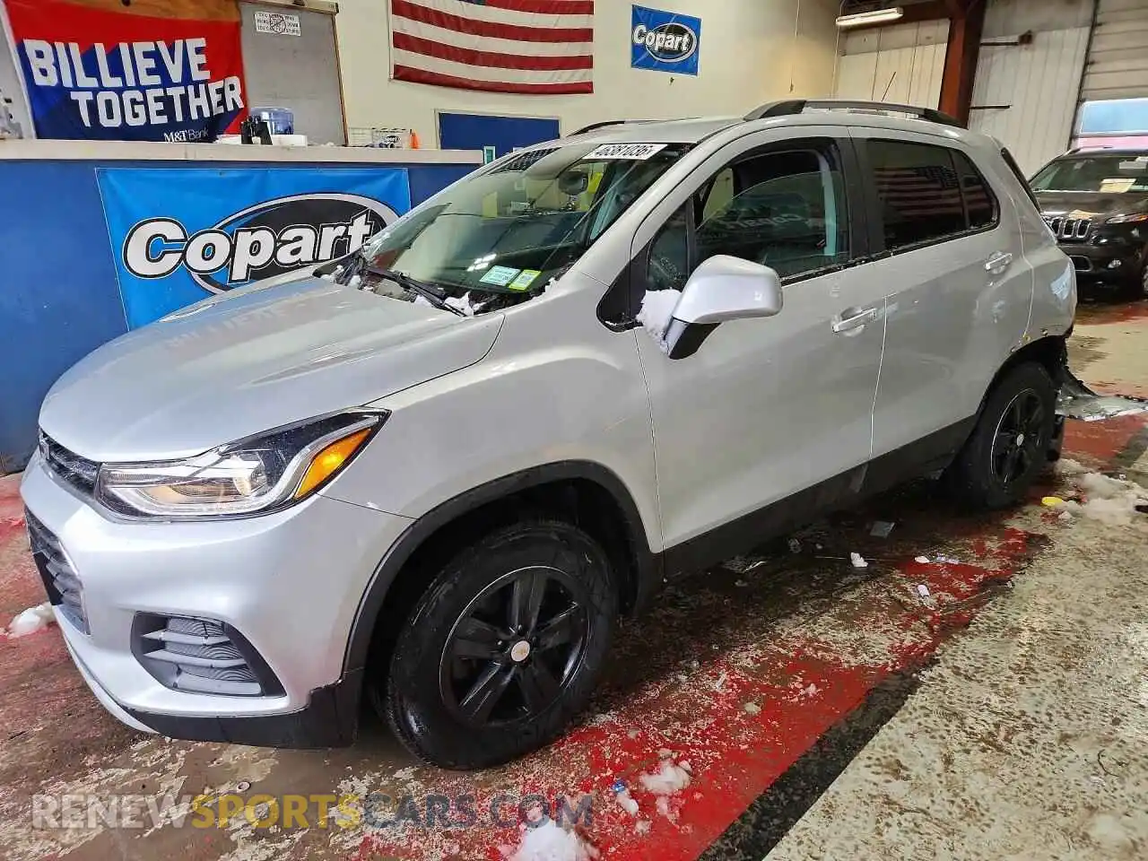 1 Photograph of a damaged car KL7CJPSB6MB320481 CHEVROLET TRAX 2021