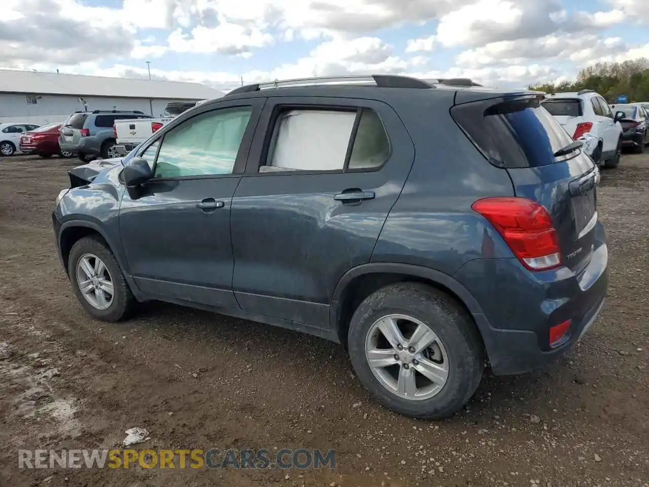 2 Photograph of a damaged car KL7CJPSB6MB323056 CHEVROLET TRAX 2021