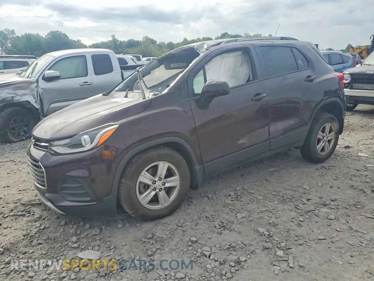 1 Photograph of a damaged car KL7CJPSB6MB337894 CHEVROLET TRAX 2021