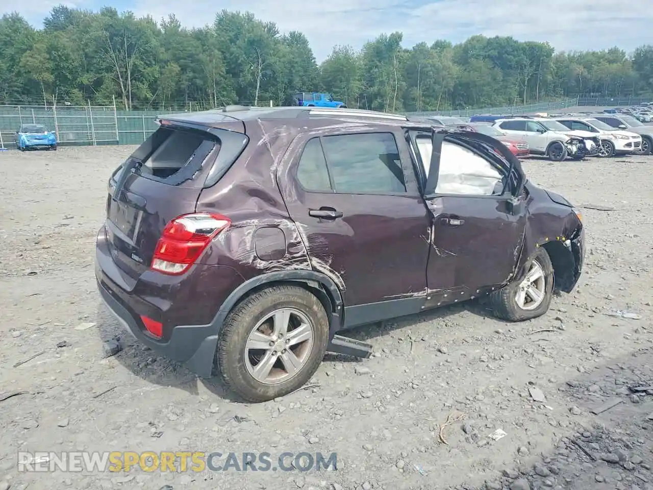 3 Photograph of a damaged car KL7CJPSB6MB337894 CHEVROLET TRAX 2021