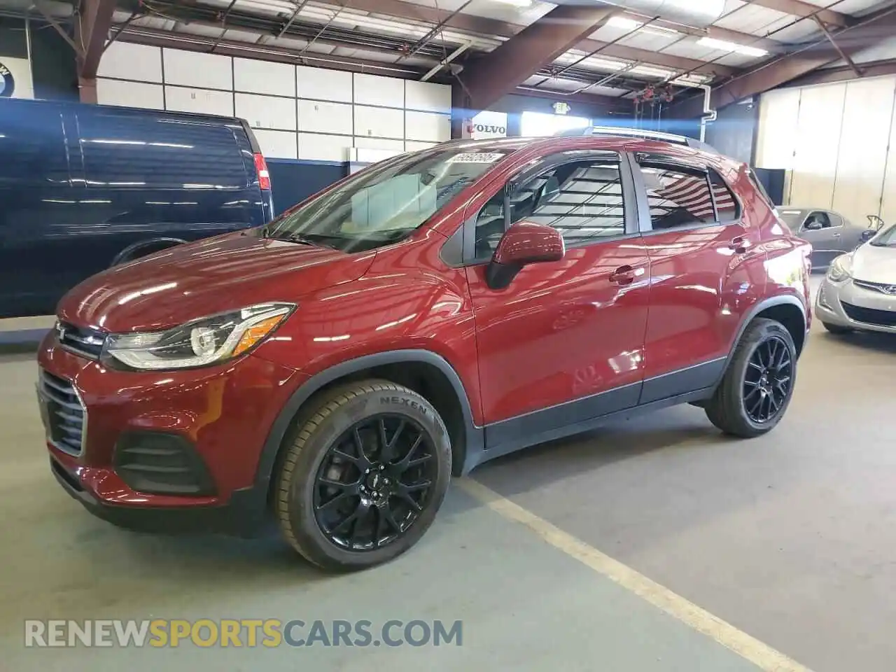 1 Photograph of a damaged car KL7CJPSB6MB345865 CHEVROLET TRAX 2021