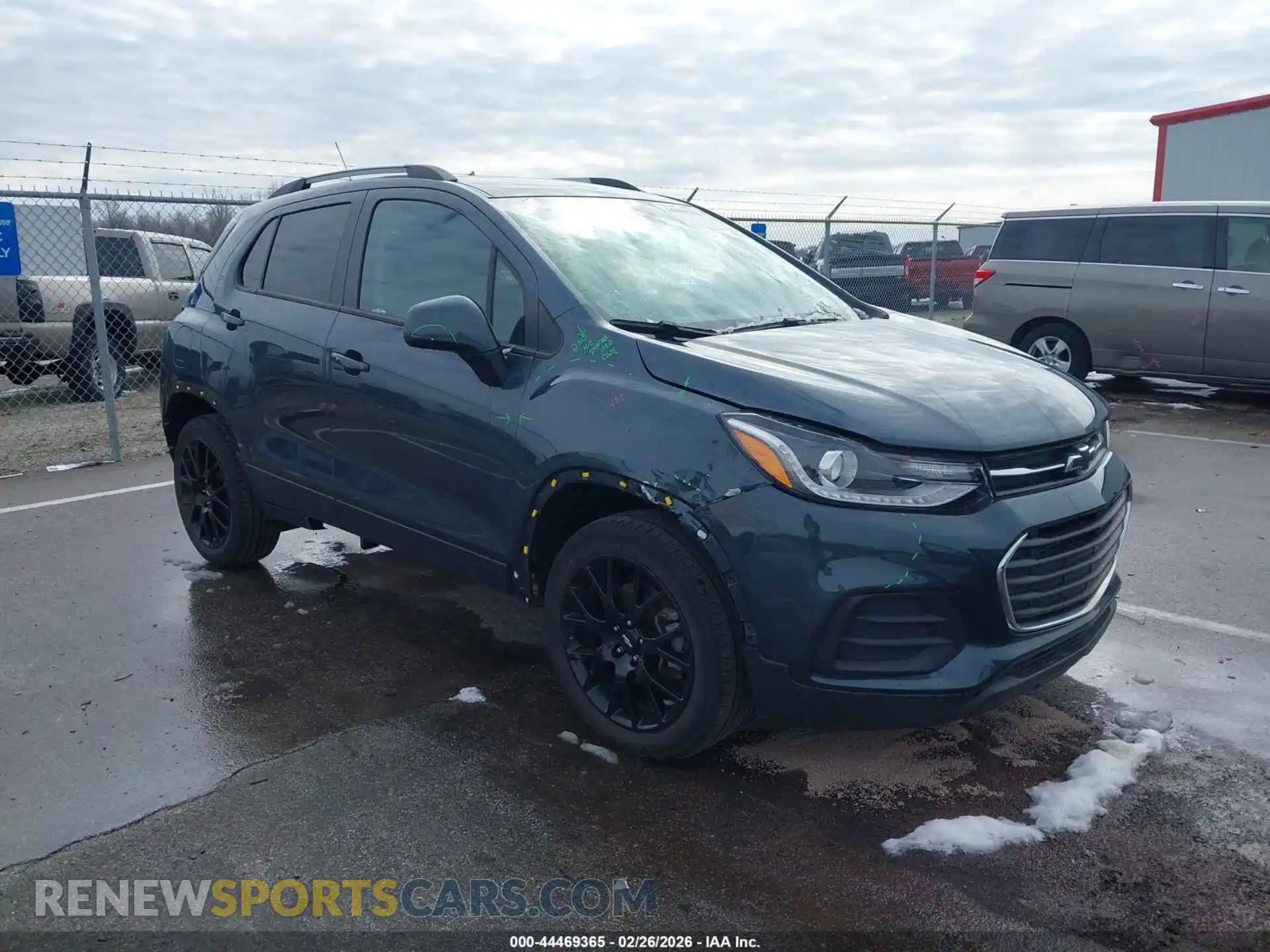 1 fotografías del automóvil dañado KL7CJPSB6MB351844 CHEVROLET TRAX 2021