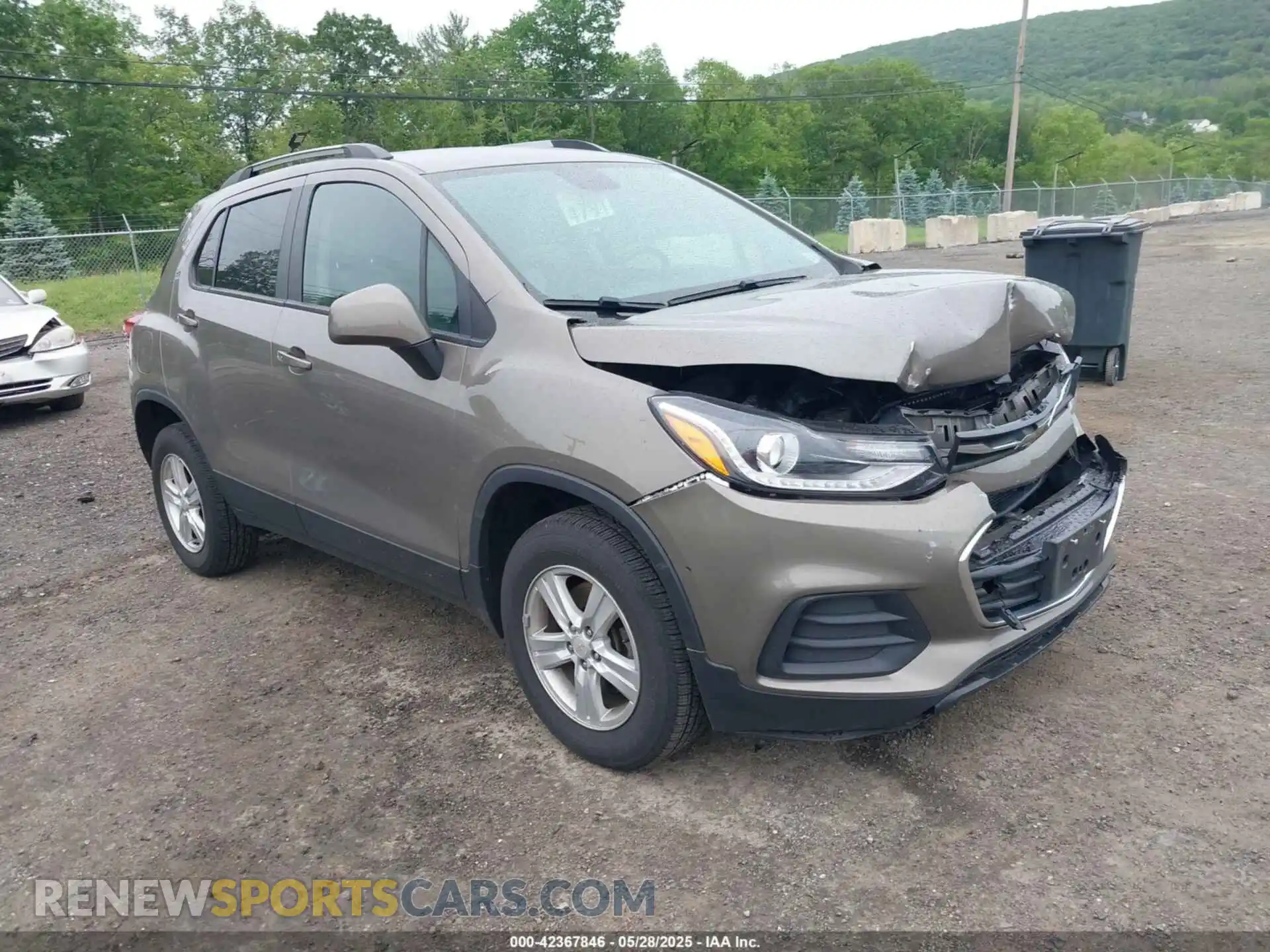 1 Photograph of a damaged car KL7CJPSB6MB358552 CHEVROLET TRAX 2021