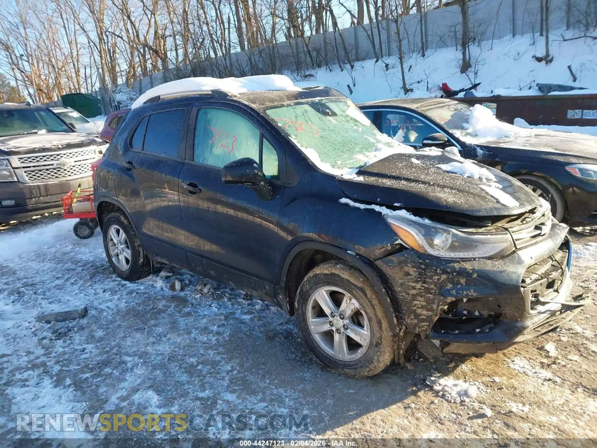 1 Photograph of a damaged car KL7CJPSB6MB359569 CHEVROLET TRAX 2021