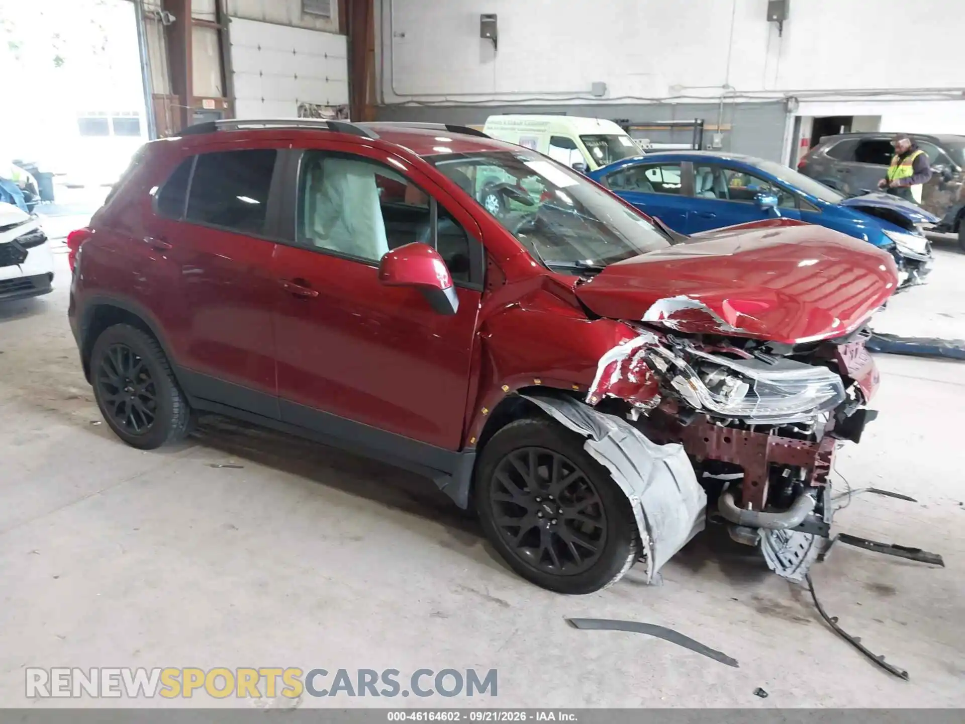 1 Photograph of a damaged car KL7CJPSB7MB319193 CHEVROLET TRAX 2021