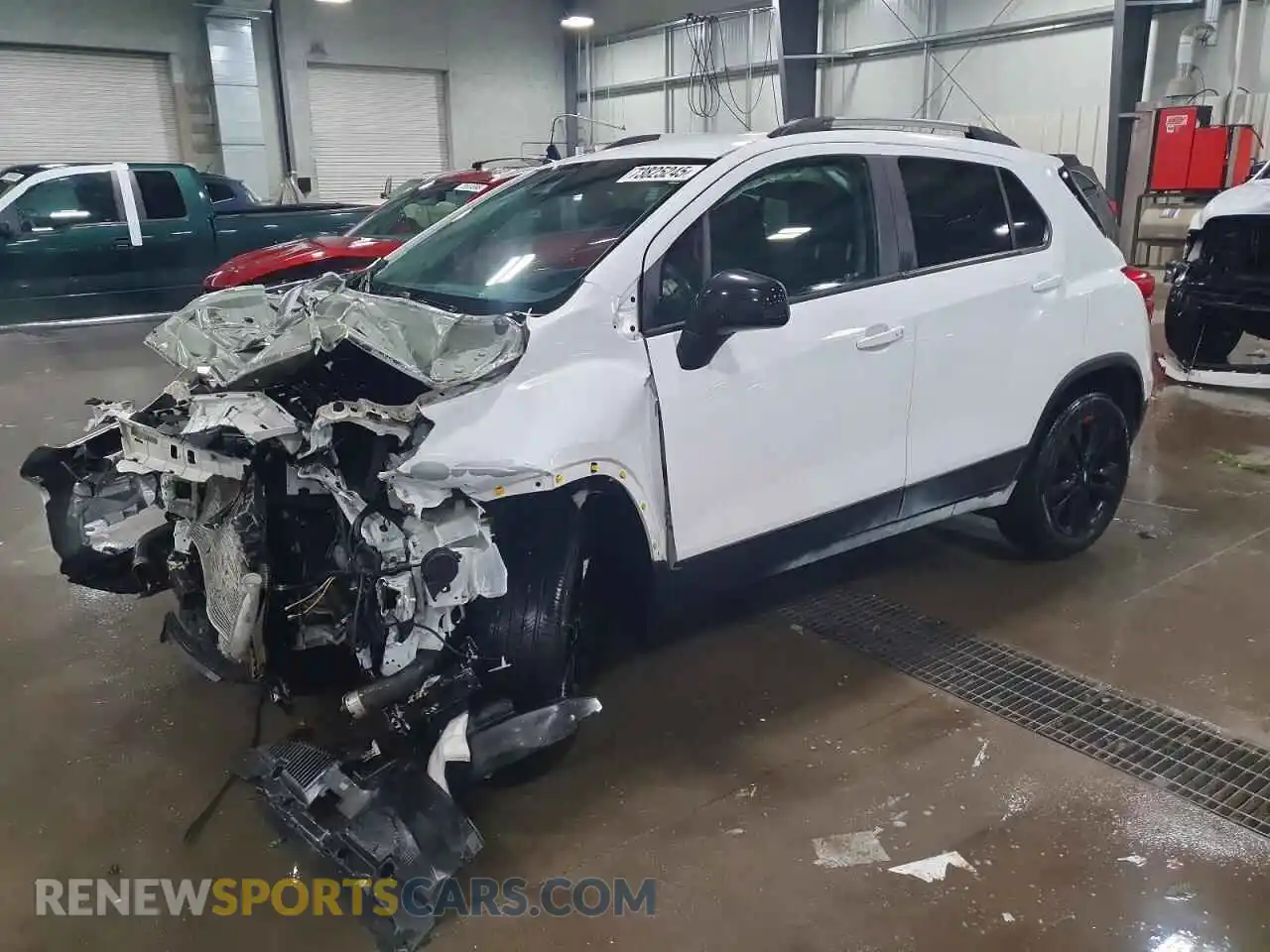 1 Photograph of a damaged car KL7CJPSB7MB342120 CHEVROLET TRAX 2021