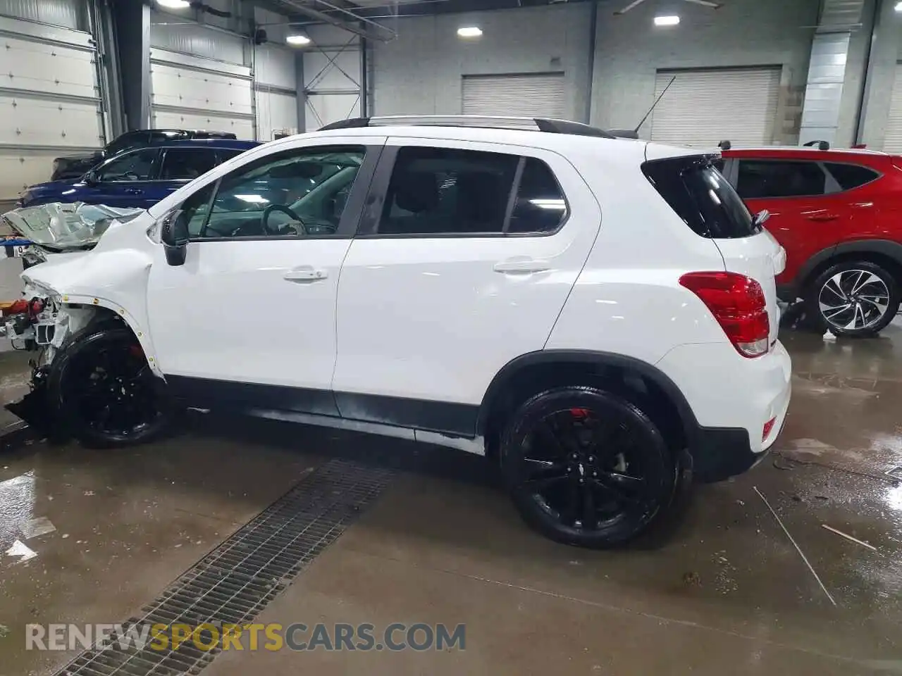 2 Photograph of a damaged car KL7CJPSB7MB342120 CHEVROLET TRAX 2021