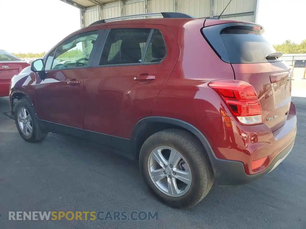 2 Фотография поврежденного автомобиля KL7CJPSB7MB357846 CHEVROLET TRAX 2021