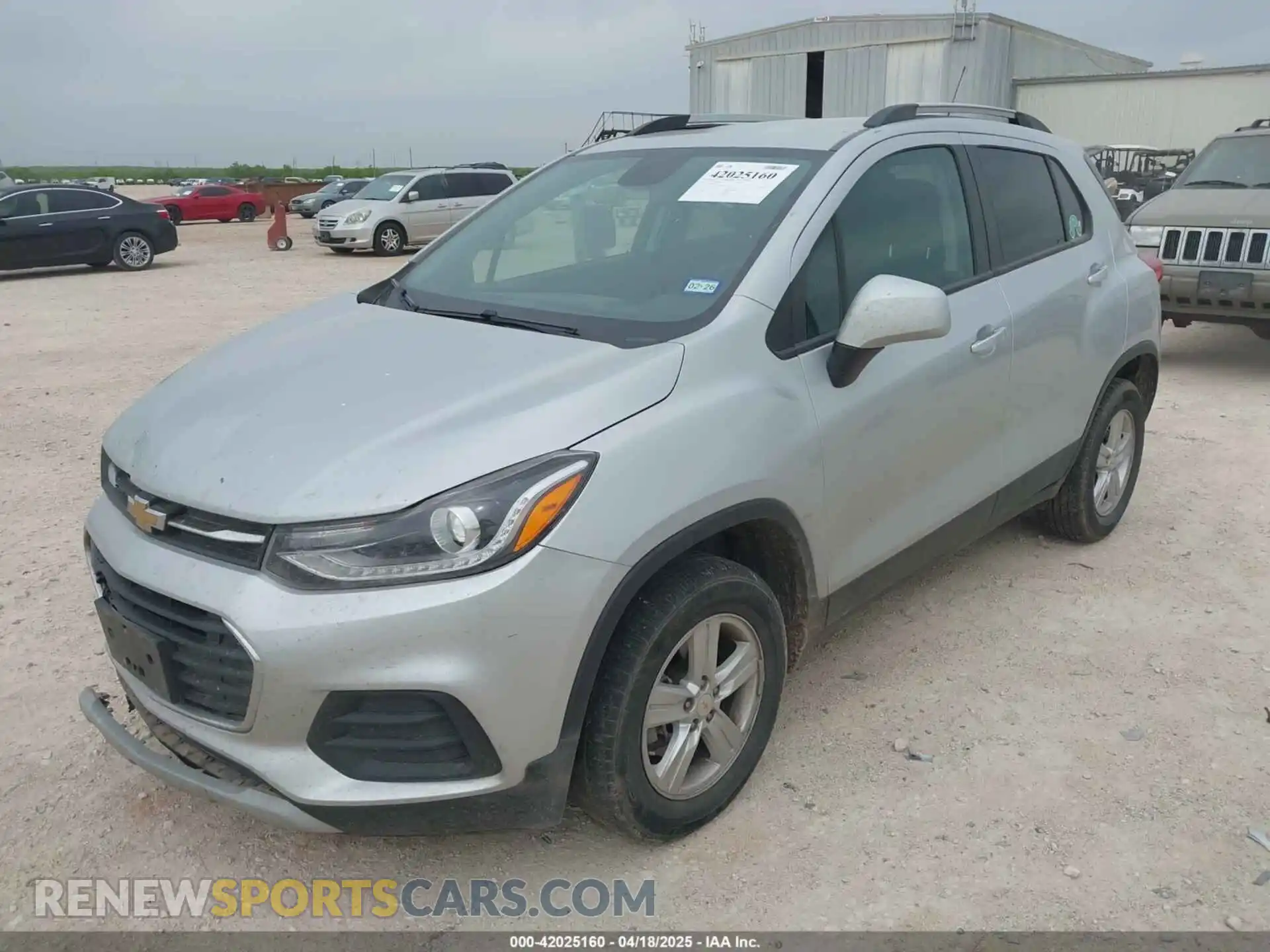 2 Photograph of a damaged car KL7CJPSB8MB321938 CHEVROLET TRAX 2021
