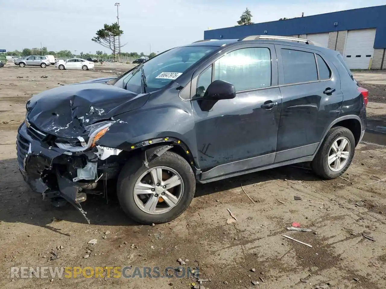 1 Photograph of a damaged car KL7CJPSB8MB346936 CHEVROLET TRAX 2021