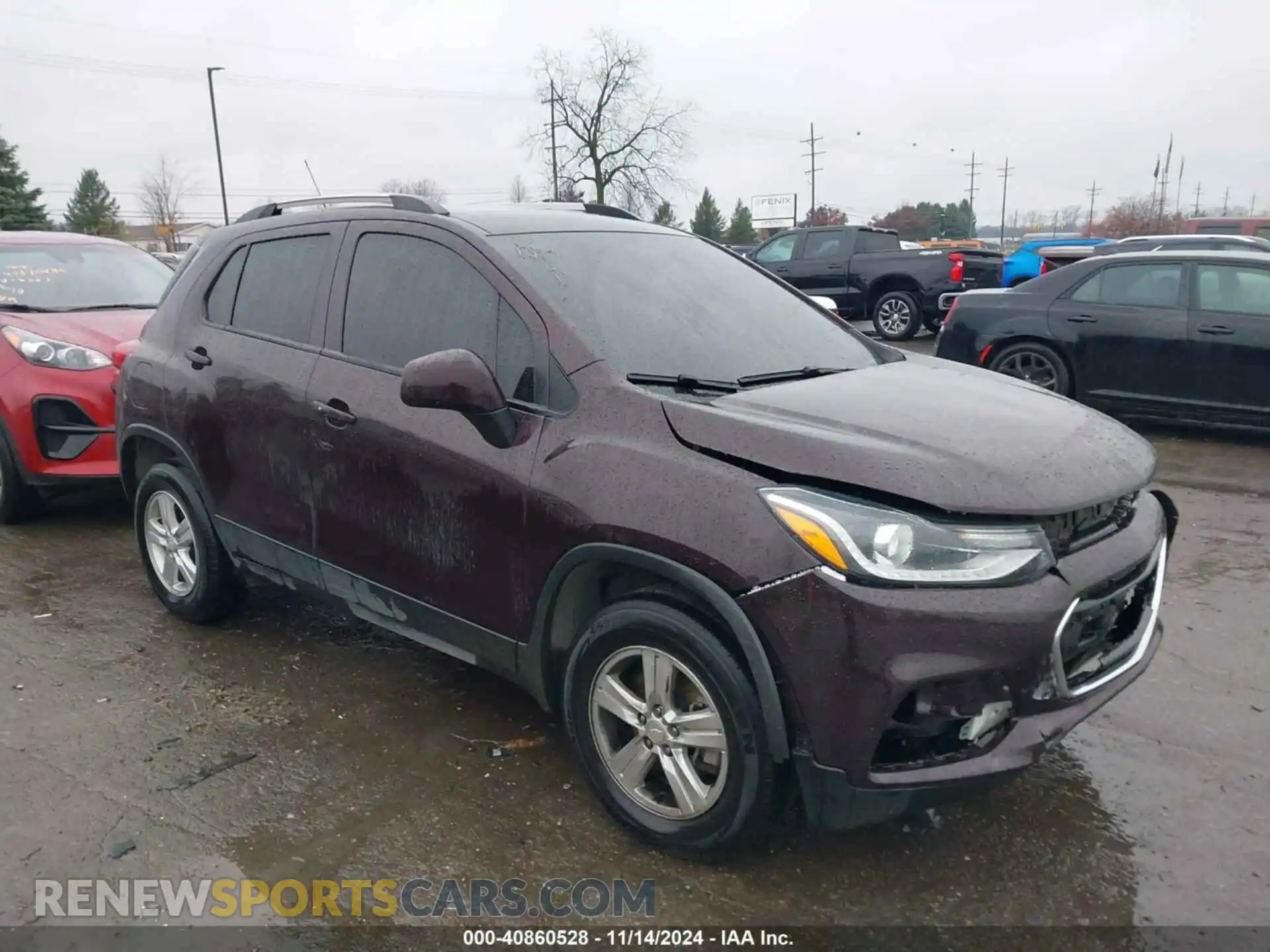 1 Photograph of a damaged car KL7CJPSB8MB357578 CHEVROLET TRAX 2021