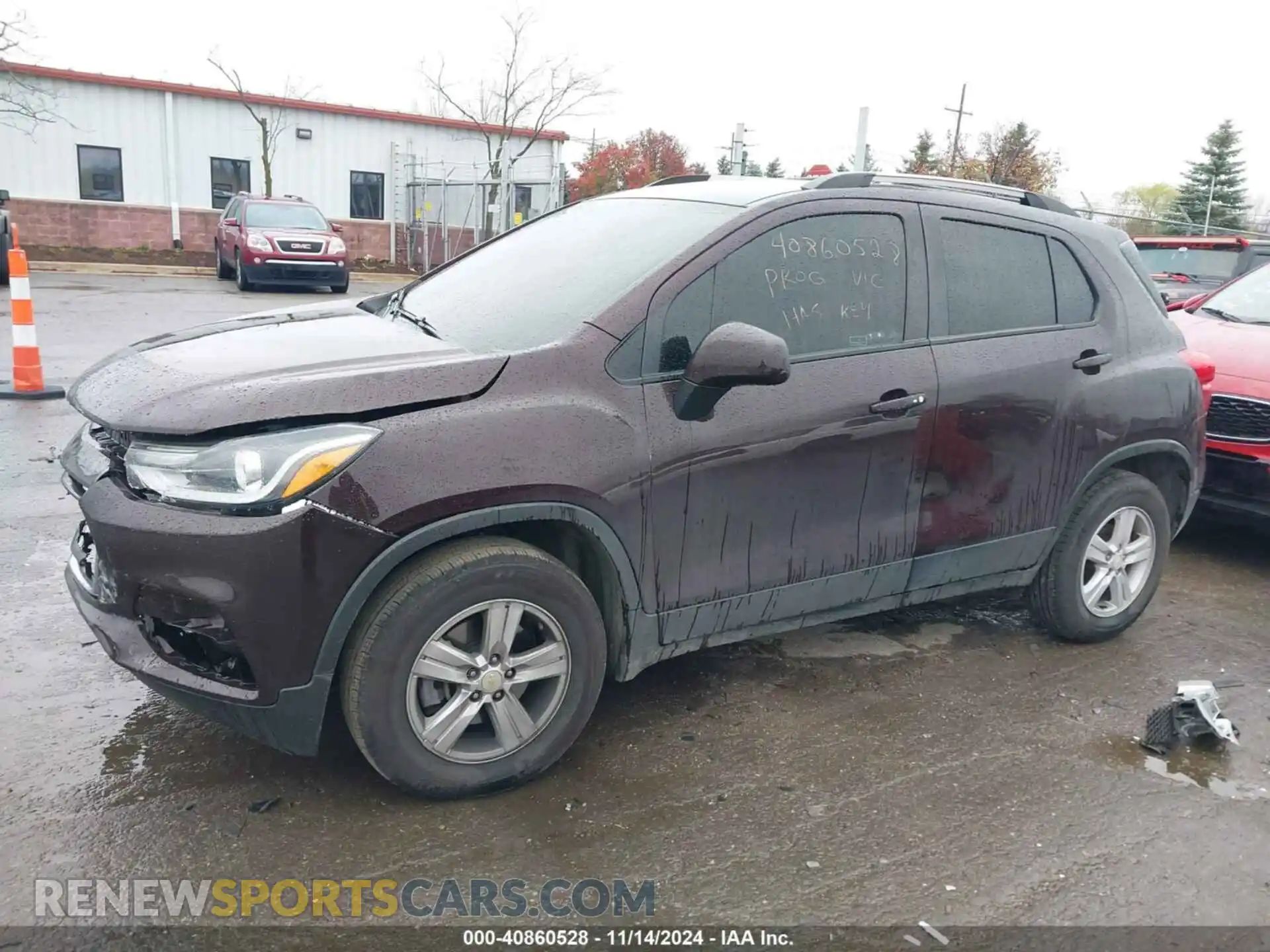 2 Photograph of a damaged car KL7CJPSB8MB357578 CHEVROLET TRAX 2021