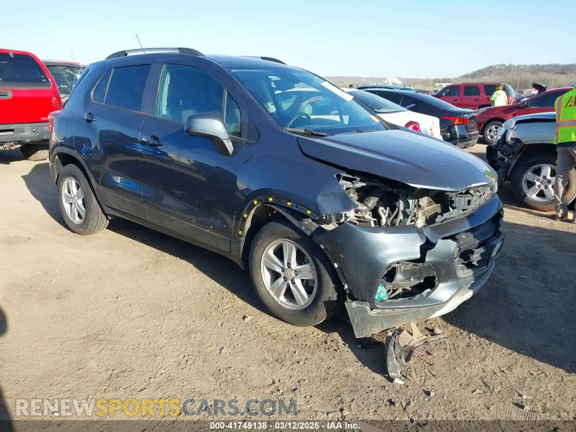 1 Photograph of a damaged car KL7CJPSB9MB324735 CHEVROLET TRAX 2021