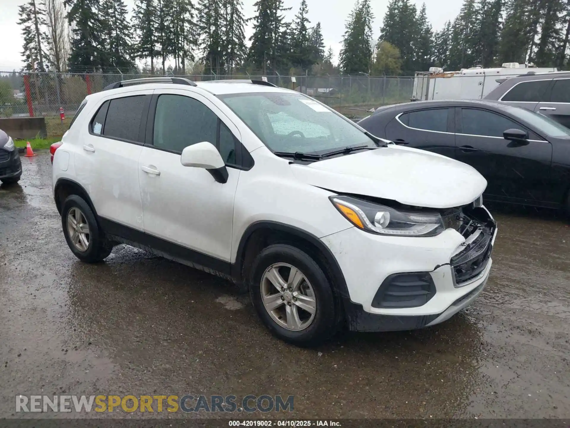 1 Photograph of a damaged car KL7CJPSB9MB331460 CHEVROLET TRAX 2021