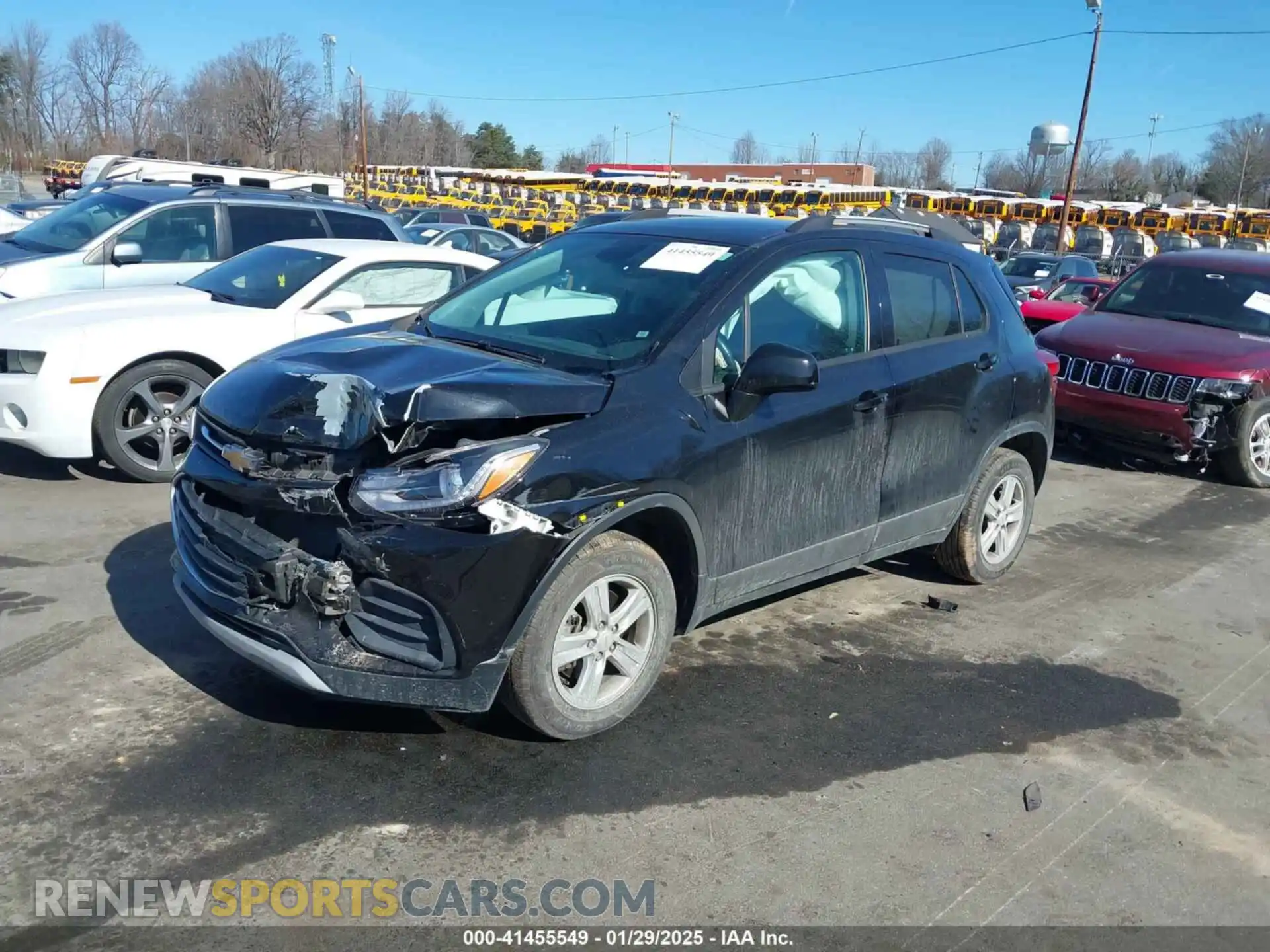 2 Photograph of a damaged car KL7CJPSB9MB332768 CHEVROLET TRAX 2021