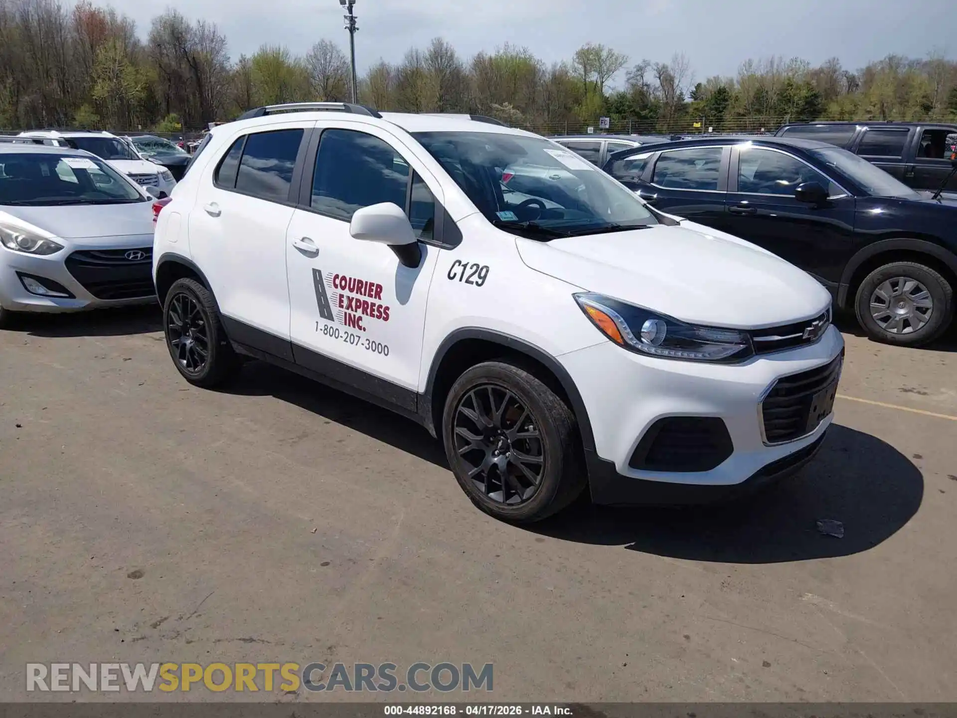 1 Photograph of a damaged car KL7CJPSB9MB356780 CHEVROLET TRAX 2021