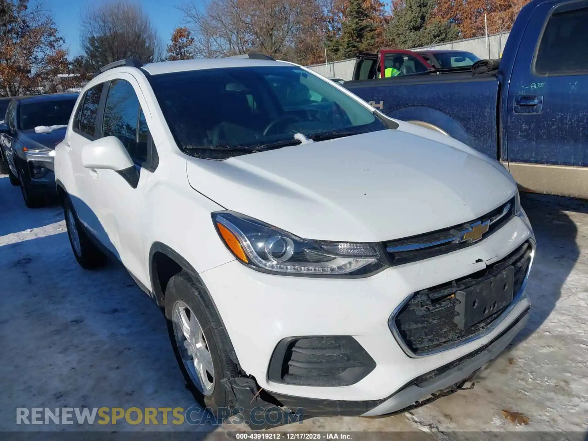 1 Photograph of a damaged car KL7CJPSBXMB331225 CHEVROLET TRAX 2021