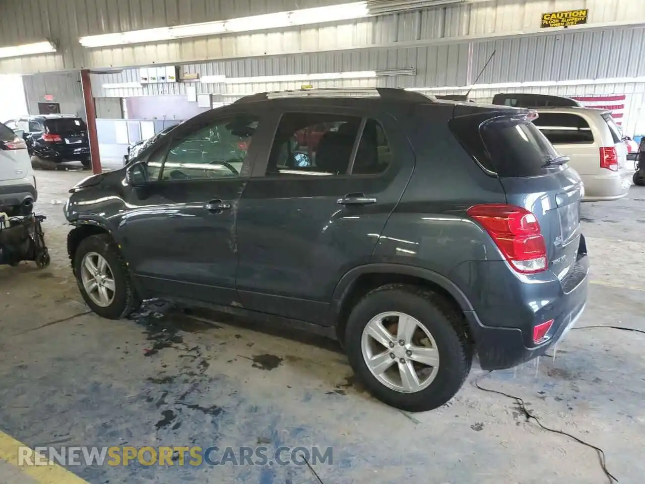2 Photograph of a damaged car KL7CJPSBXMB352737 CHEVROLET TRAX 2021