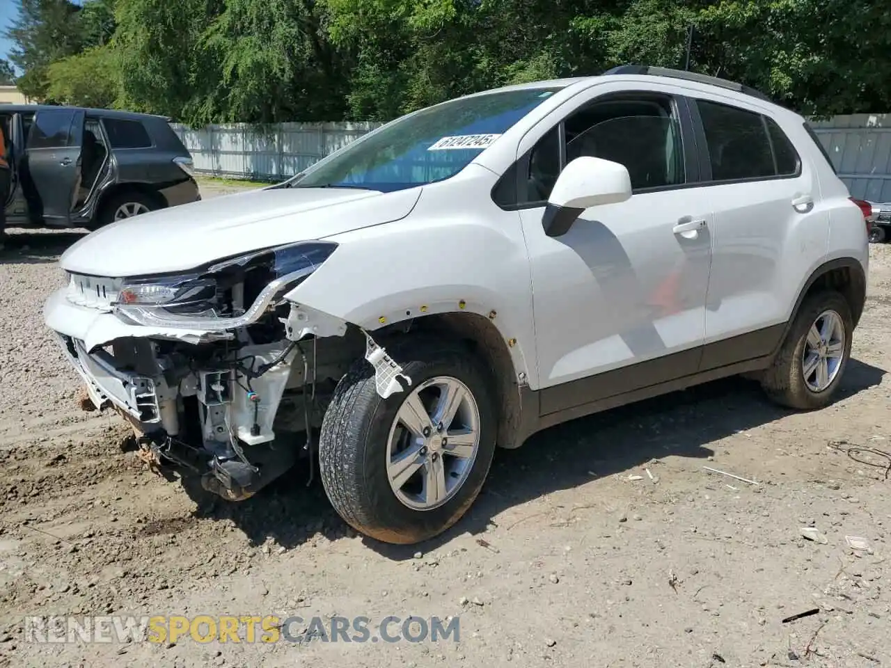 1 Photograph of a damaged car KL7CJPSBXMB357159 CHEVROLET TRAX 2021