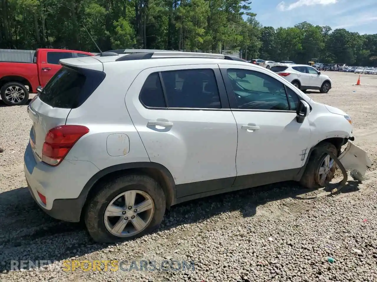 3 Photograph of a damaged car KL7CJPSBXMB357159 CHEVROLET TRAX 2021