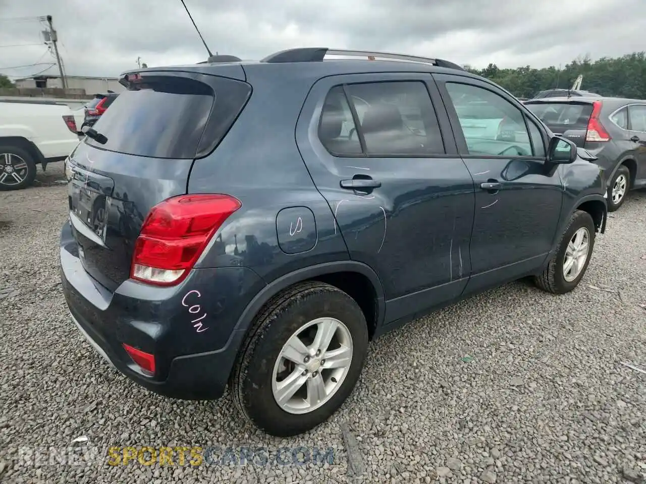 3 Photograph of a damaged car KL7CJPSBXMB359011 CHEVROLET TRAX 2021