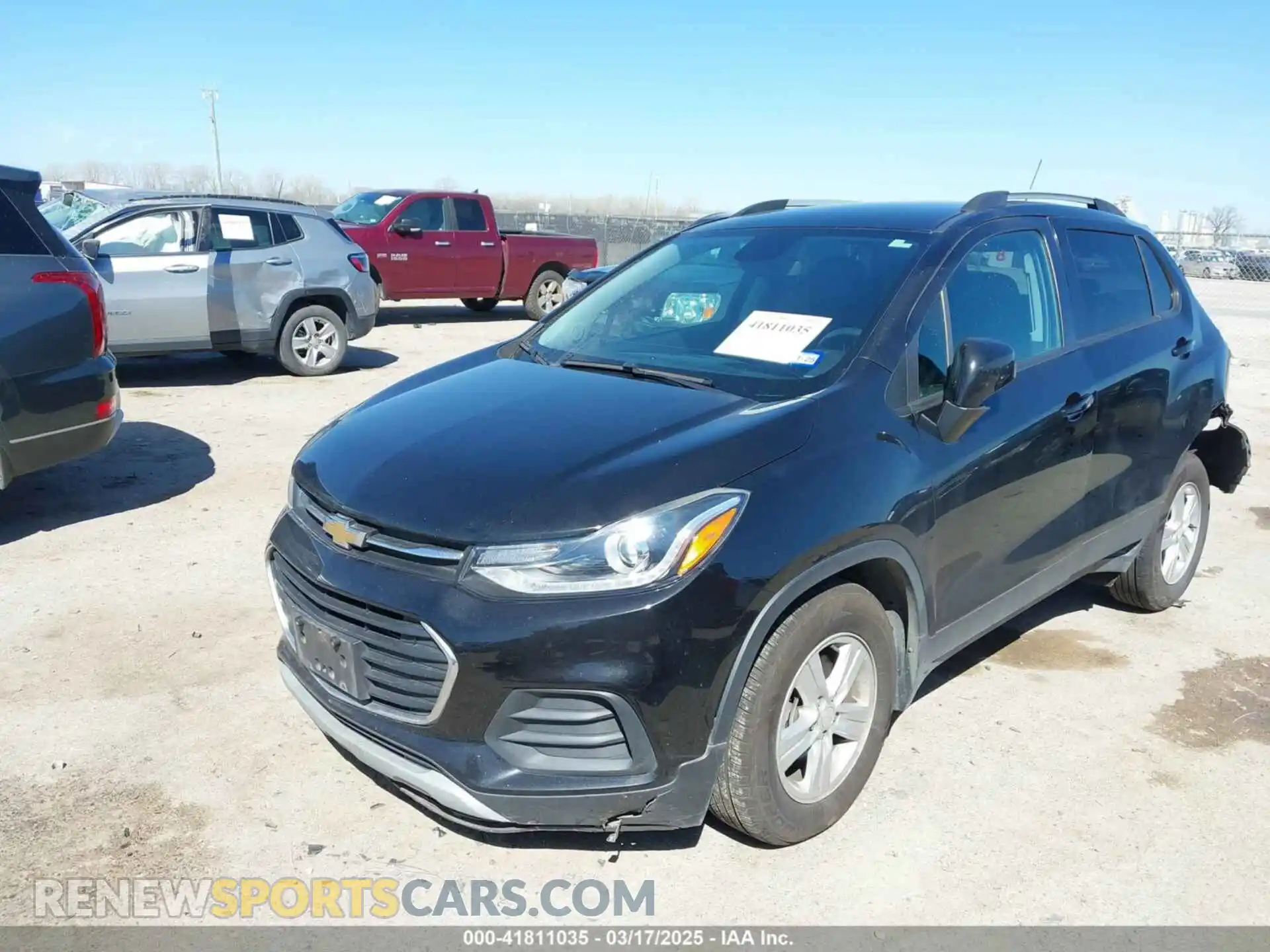 2 Photograph of a damaged car KL7CJPSM0MB363232 CHEVROLET TRAX 2021