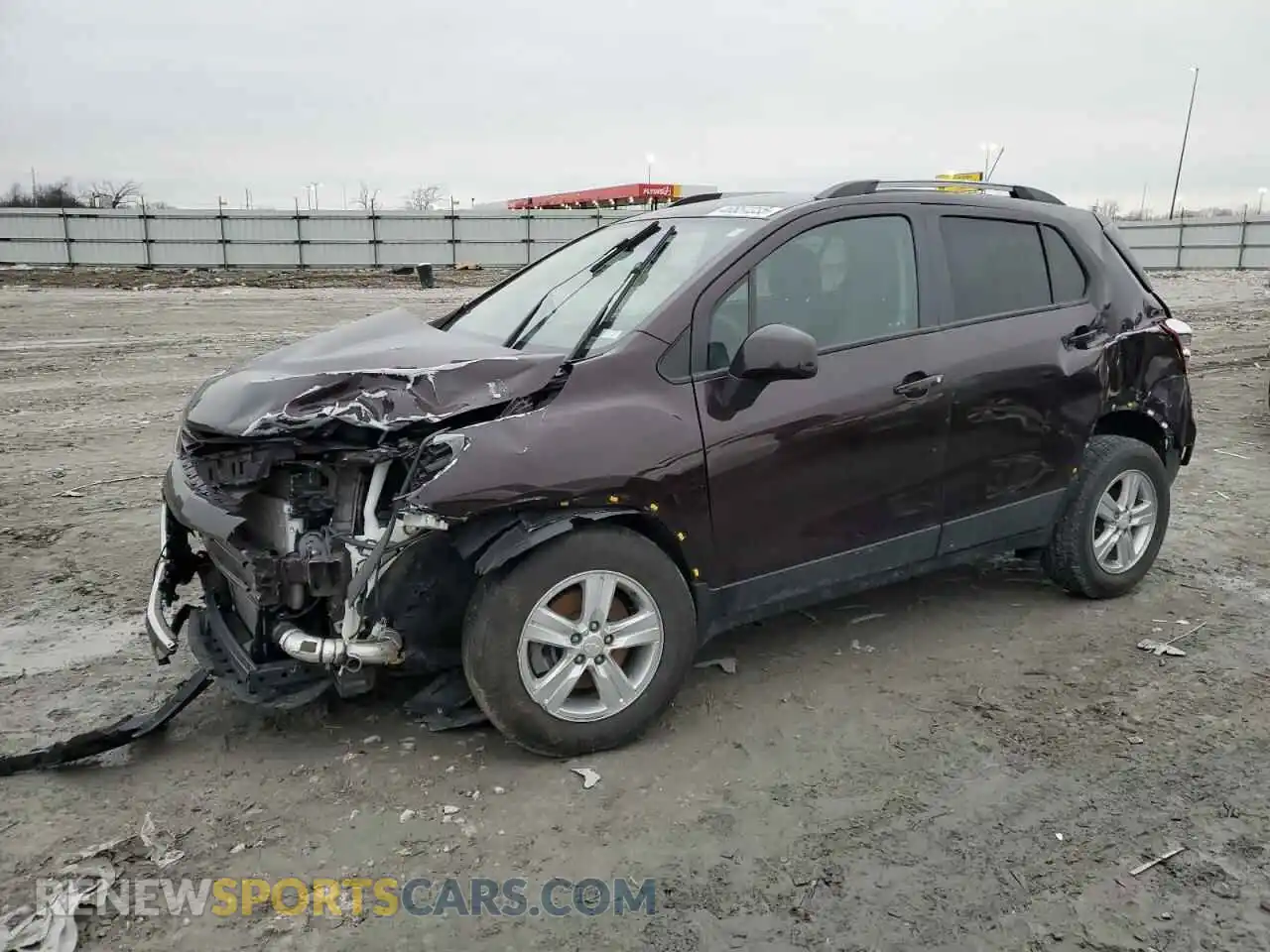 1 Фотография поврежденного автомобиля KL7CJPSM1MB374725 CHEVROLET TRAX 2021