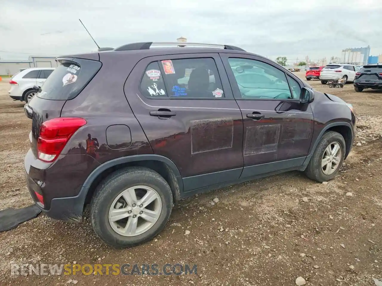 3 Photograph of a damaged car KL7CJPSM3MB369428 CHEVROLET TRAX 2021