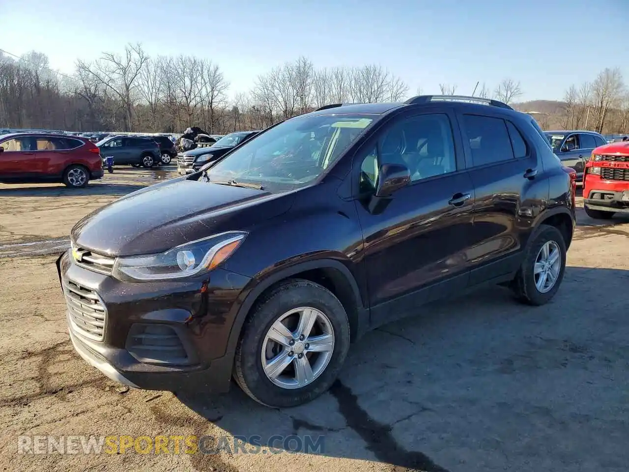 1 Photograph of a damaged car KL7CJPSM4MB371009 CHEVROLET TRAX 2021