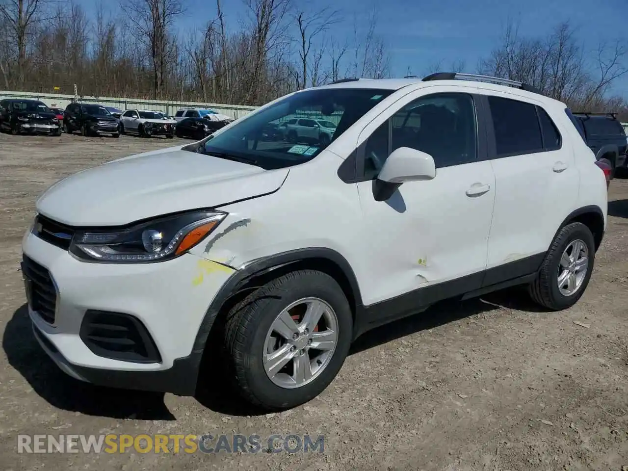 1 Photograph of a damaged car KL7CJPSM5MB372394 CHEVROLET TRAX 2021