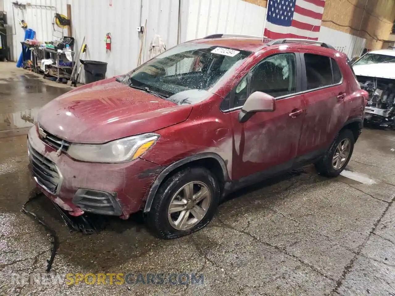 1 Фотография поврежденного автомобиля KL7CJPSM6MB364658 CHEVROLET TRAX 2021