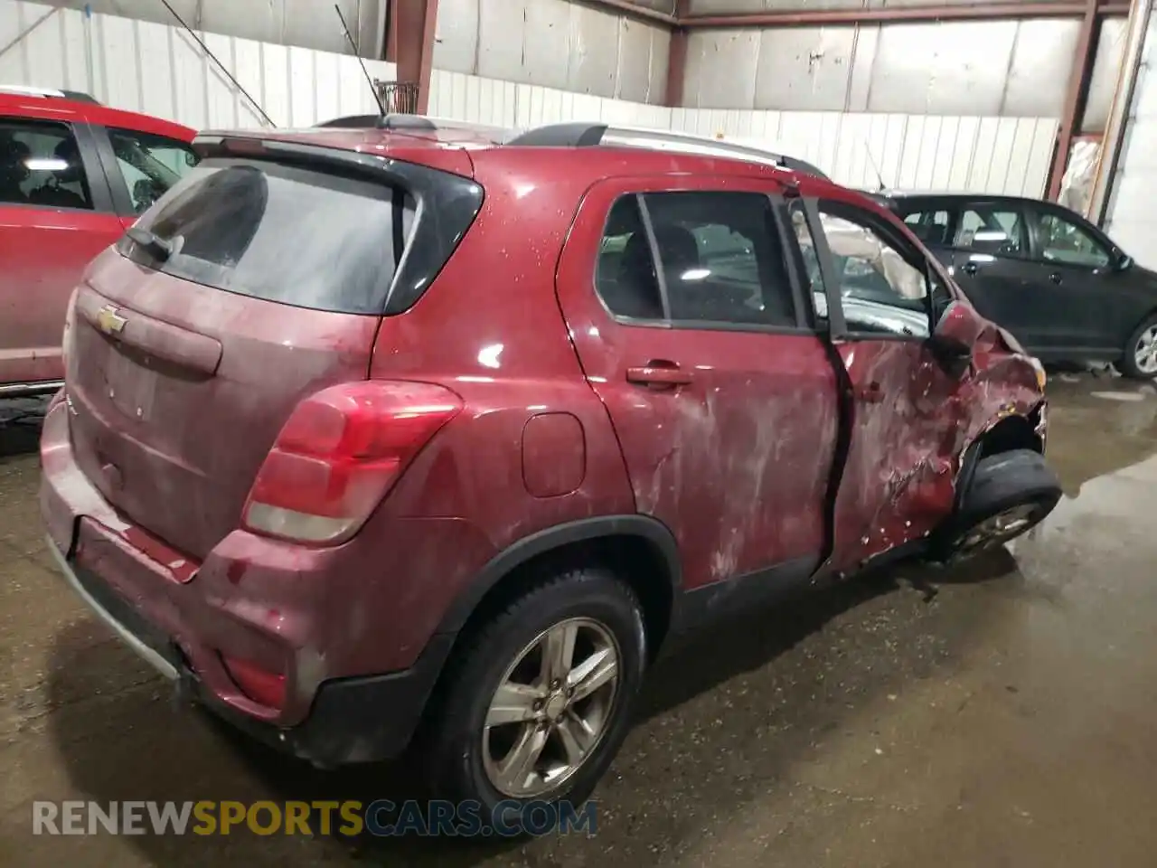 3 Фотография поврежденного автомобиля KL7CJPSM6MB364658 CHEVROLET TRAX 2021