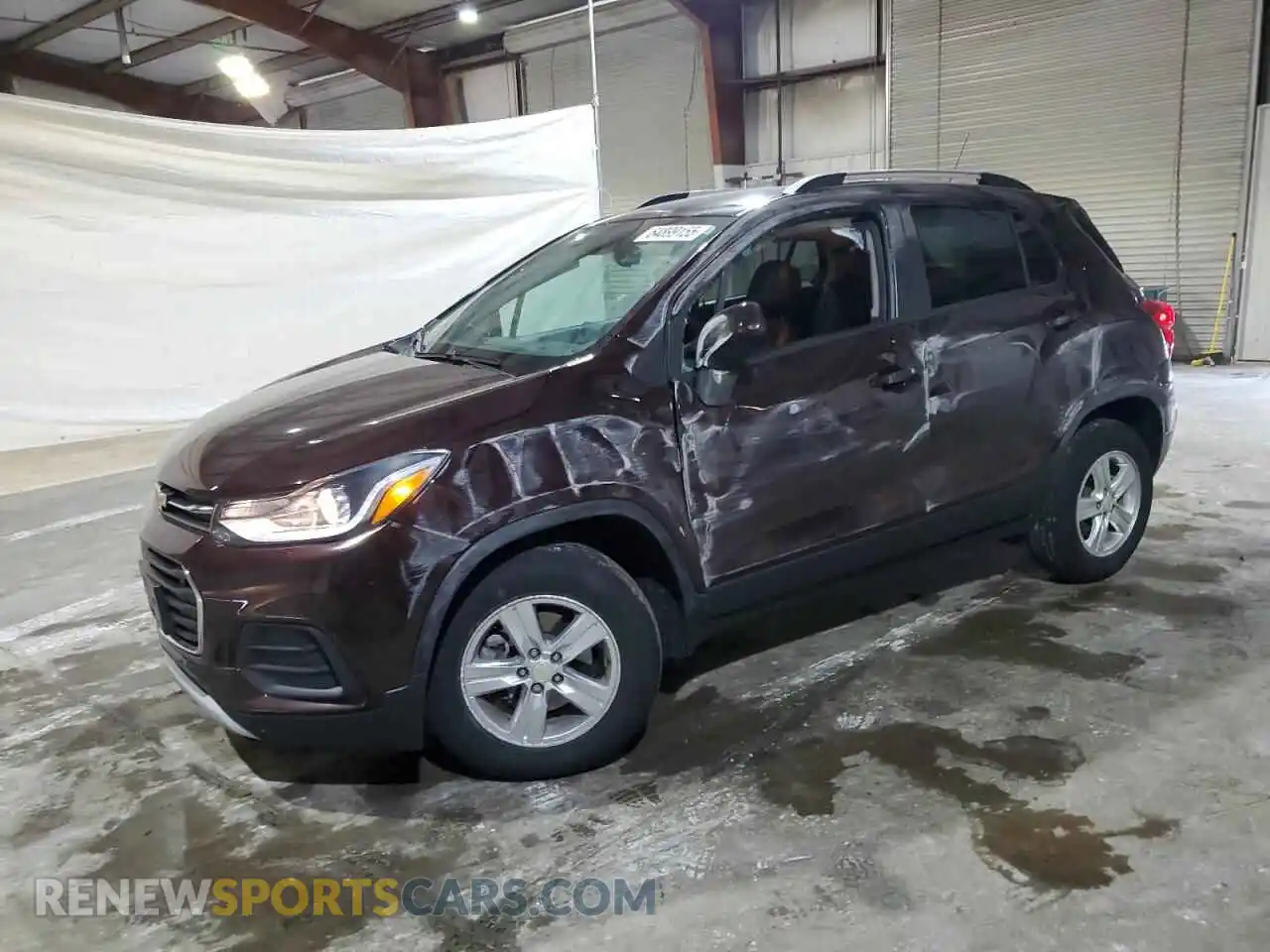 1 Photograph of a damaged car KL7CJPSM6MB369763 CHEVROLET TRAX 2021