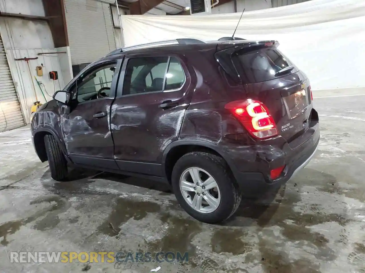 2 Photograph of a damaged car KL7CJPSM6MB369763 CHEVROLET TRAX 2021