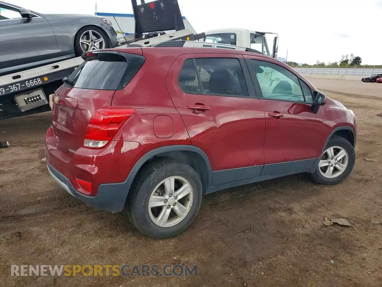 3 Photograph of a damaged car KL7CJPSM7MB360697 CHEVROLET TRAX 2021