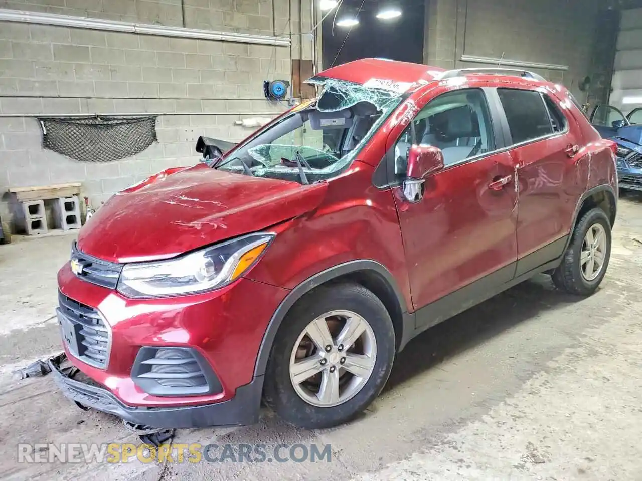 1 Фотография поврежденного автомобиля KL7CJPSM8MB364287 CHEVROLET TRAX 2021