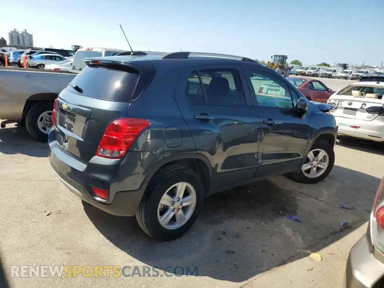 3 Photograph of a damaged car KL7CJPSMXMB360662 CHEVROLET TRAX 2021