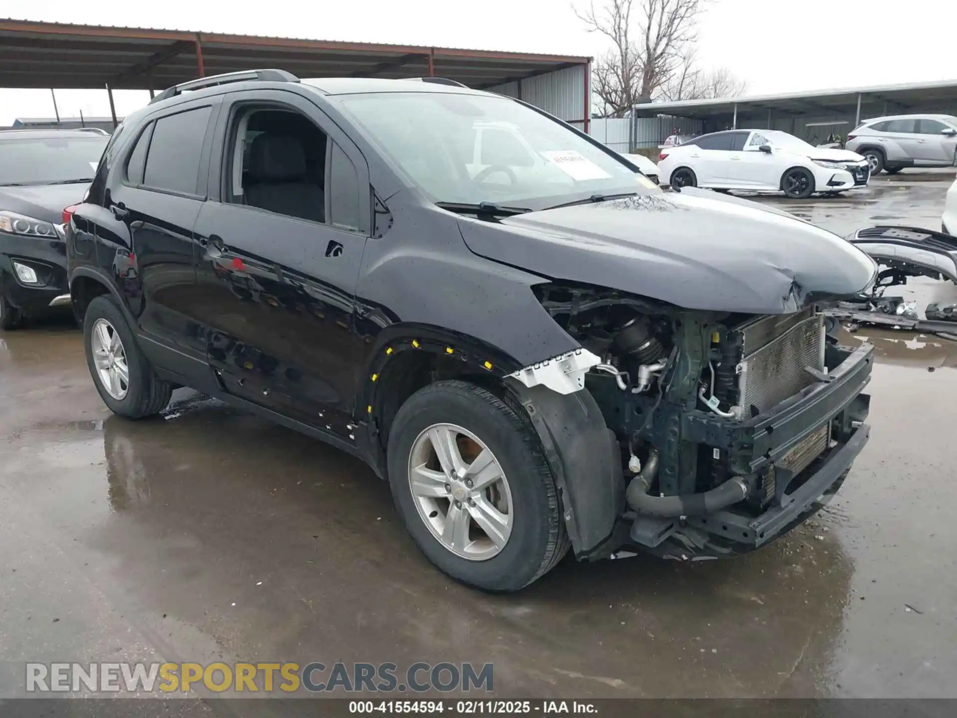 1 Photograph of a damaged car KL7CJPSMXMB366199 CHEVROLET TRAX 2021